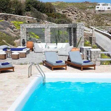 Vila Mykonos-ornos -vilas Angel Alice Demi -pool Holidays With View