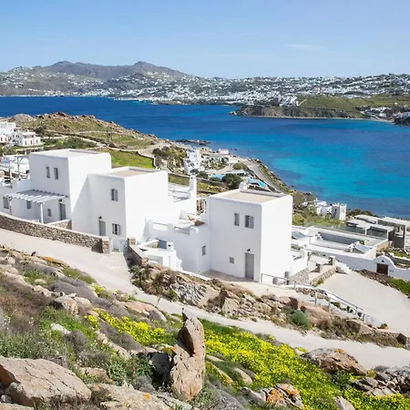 Mykonos-ornos -vilas Angel Alice Demi -pool Holidays With View Willa