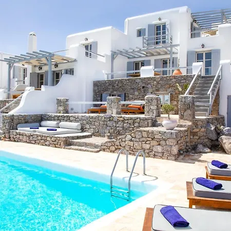 Villa Mykonos-ornos -vilas Angel Alice Demi -pool Holidays With View